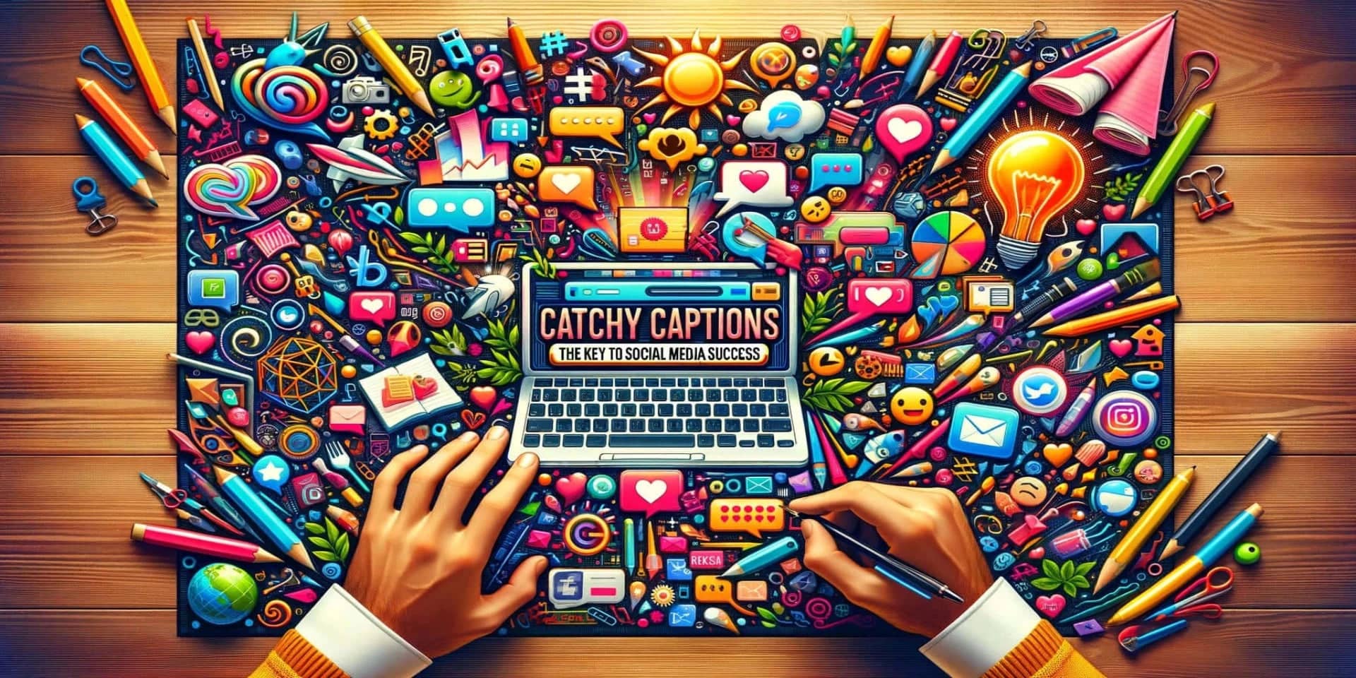 We will create catchy captions for social media-Gawdo.com