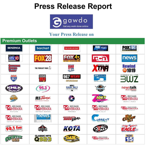 We Will Distribute Your Press Release To Over 400+ Websites-Gawdo.com