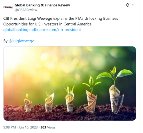 Sponsored Tweet on GBAF Handle