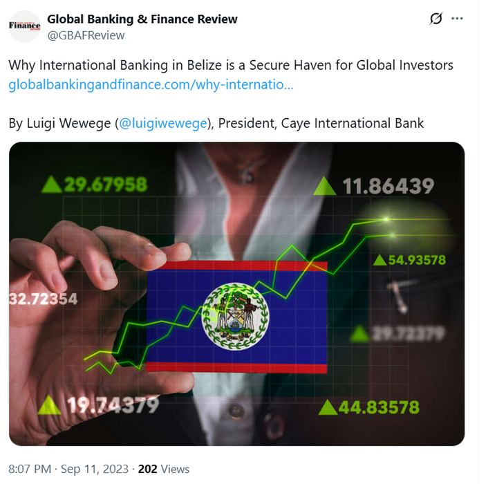 Sponsored Tweet on GBAF Handle