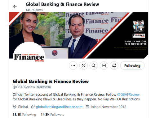 Sponsored Tweet on GBAF Handle