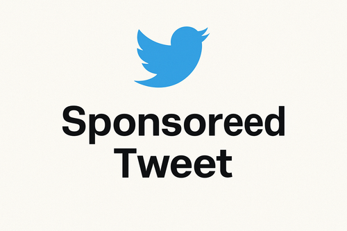 Sponsored Tweet on GBAF Handle