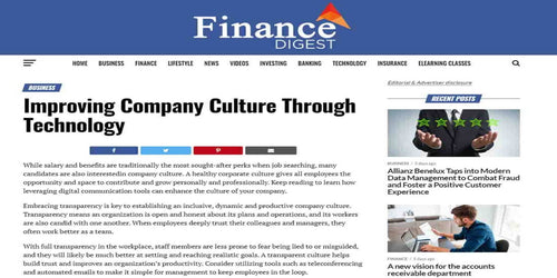 Content Marketing Services - 1 Advertorial Placement On Finance Digest financedigest.com with article